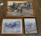 GROUPING OF CM RUSSELL PRINTS 3 PCS