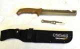 CAMILLUS TITANIUM BONDED SAWBLADE KNIFE, CARNIVORE X2