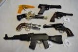 GROUP OF TOY GUNS, AVON, BB GUN, TOYS