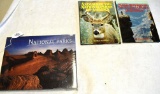 COFFEE TABLE HARD COVER BOOKS ON NATIONAL PARKS 3 PCS
