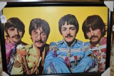COLORED POSTER OF THE 4 BEATLES..EARLY YEARS 27 X 40