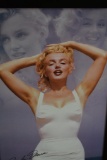 COLORED POSTER MARILYN MONROE, ARMS ON HEAD 27 X 40