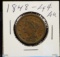 1848 Large Cent AU