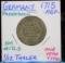1715 Silver 1/12 Thaler Paderborn Germany