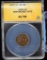 1905 Indian Head Cent ANACS AU-58 Repunched Data