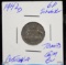 1942 D Silver 6 Pence Australia Toned GEM BU