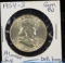 1954-S Franklin Half Dollar GEM BU Almost Full Bell Lines