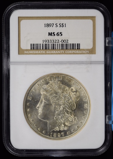 1897-S Morgan Dollar NGC MS-65