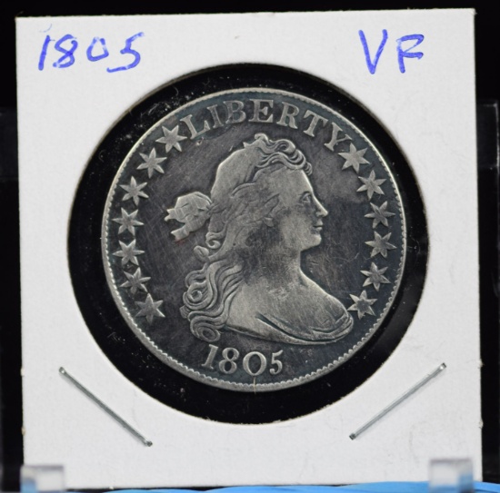 1805 Draped Bust Half Dollar Very Fine