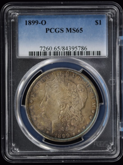 1899-O Morgan Dollar PCGS MS-65 Super Tone