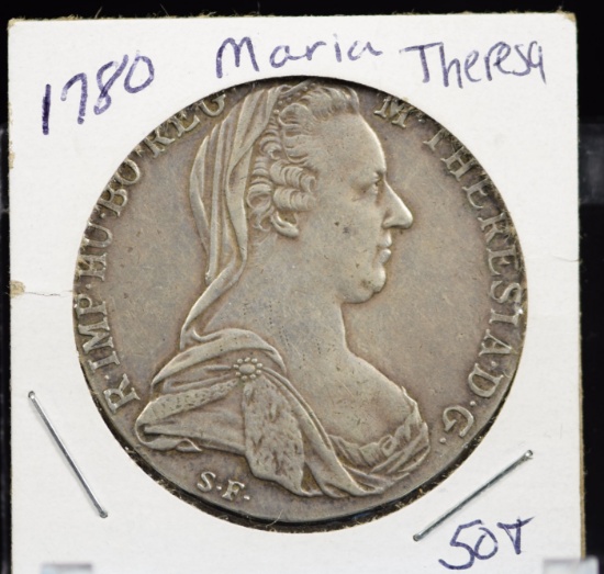 1780 Maria Theresa Silver