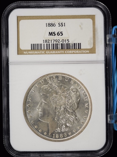 1886 Morgan Dollar NGC MS-65