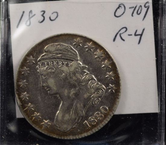 1830 Bust Half Dollar R-4 VF/XF