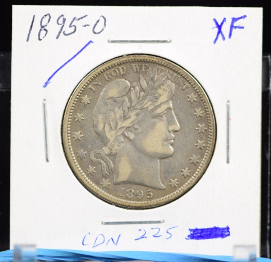 1895-O Barber Half Dollar XF