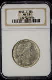 1908-O Barber Half Dollar NGC AU-53