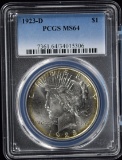 1923-D Peace Dollar PCGS MS-64 Premium Coin
