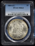 1884-CC Morgan Dollar PCGS MS-63