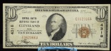 1929 Ty1 $10 NC Central UNB of Cleveland CH 4318 E062066A