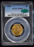 1900 $5 Gold Liberty PCGS MS-63 CAC