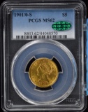 1901/O-S $5 Gold Liberty PCGS MS-62 CAC