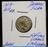 193-211 AD Silver Denarius Emperor Septimus Severus Rome
