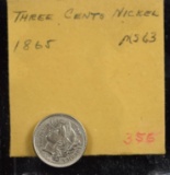 1865 Three Cent  CH UNC