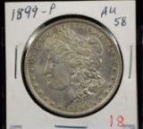 1899 Morgan Dollar AU Plus