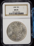 1886 Morgan Dollar NGC MS-65