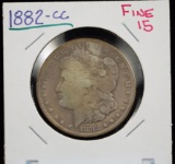 1882-CC Morgan Dollar F VF