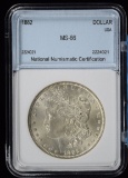 1882 Morgan Dollar NNC GEM BU PLUS  Lite Tone Better Date