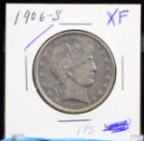 1906-S Barber Half Dollar XF