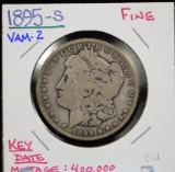 1895-S Morgan Dollar Fine Key Date Mintage 400K