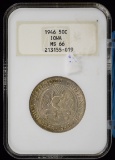 1946 Iowa Commen Half Dollar NGC MS-66