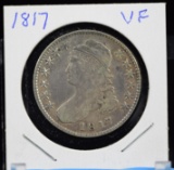 1817 Capped Bust Half Dollar Very Fine