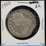 1830 Capped Bust Half Dollar AU