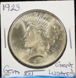 1923 Peace Dollar GEM Great Luster