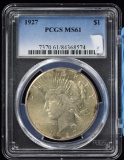1927 Peace Dollar PCGS MS-61