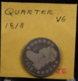 1818 Capped Bust Quarter Very Good