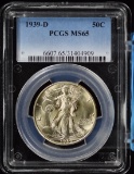 1939-D Walking Half Dollar PCGS MS-65