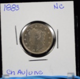1883 V-Nickel CH AU/UNC No Cent