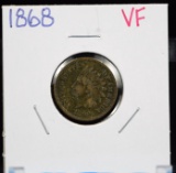 1868 Indian Head Cent VF