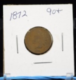 1872 Indian Head Cent G PLUS