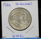 1924 Huguenot Commen Half Dollar Uncirculated