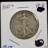 1923-S Walking Half Dollar VF PLUS