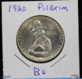 1920 Pilgrim Commen Half Dollar Brilliant Uncirculated