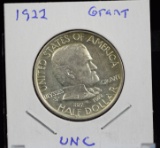 1922 Grant Commen Half Dollar Brilliant Uncirculated