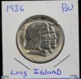 1936 Long Island Commen Half Dollar Brilliant UNC