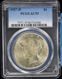 1927-D Peace Dollar PCGS AU-55