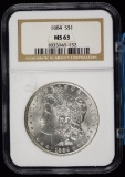 1884 Morgan Dollar NGC MS-63