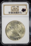 1923 Peace Dollar NGC MS-64